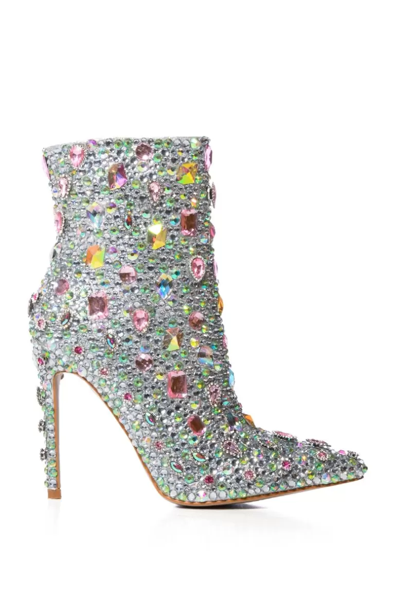 Women AZALEA WANG Arnica- Jeweled Stiletto Bootie