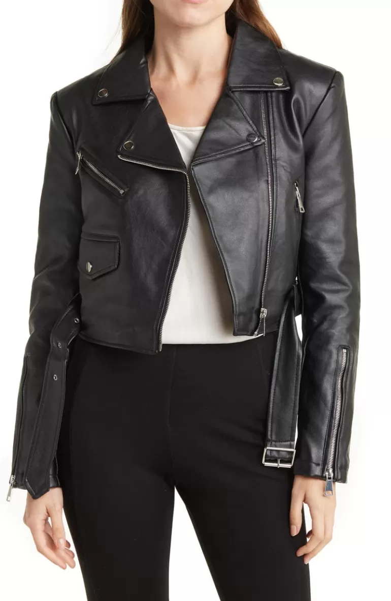 Women AZALEA WANG Attalae Moto Jacket