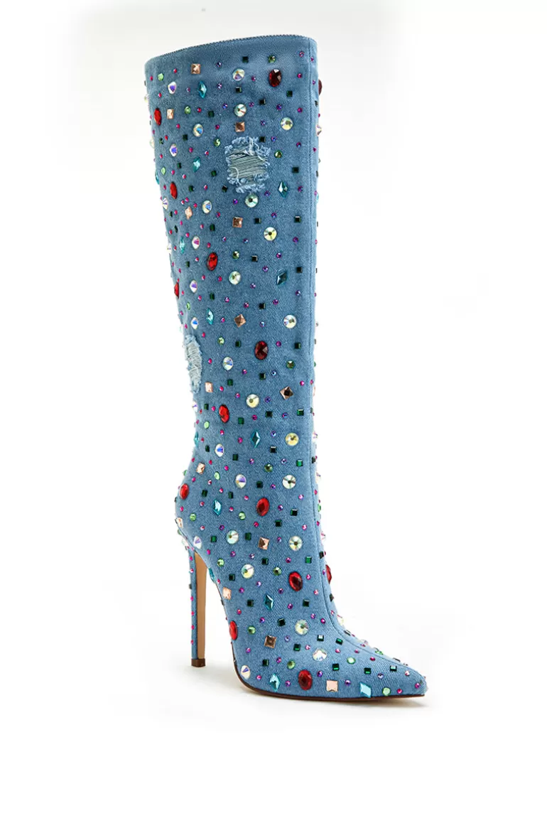 Women AZALEA WANG Chili- Stiletto Boot