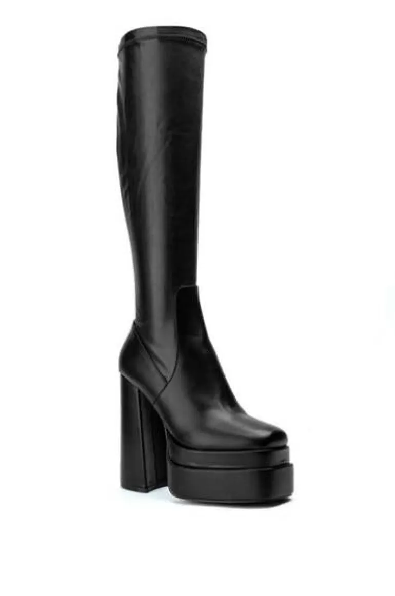 Women AZALEA WANG Maxine- Platform Knee High Boot