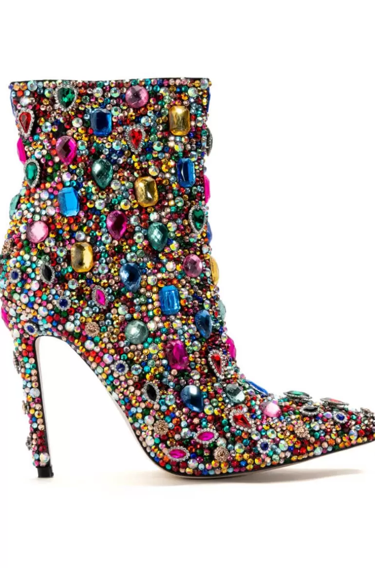 Women AZALEA WANG Poppy- Jeweled Stiletto Bootie