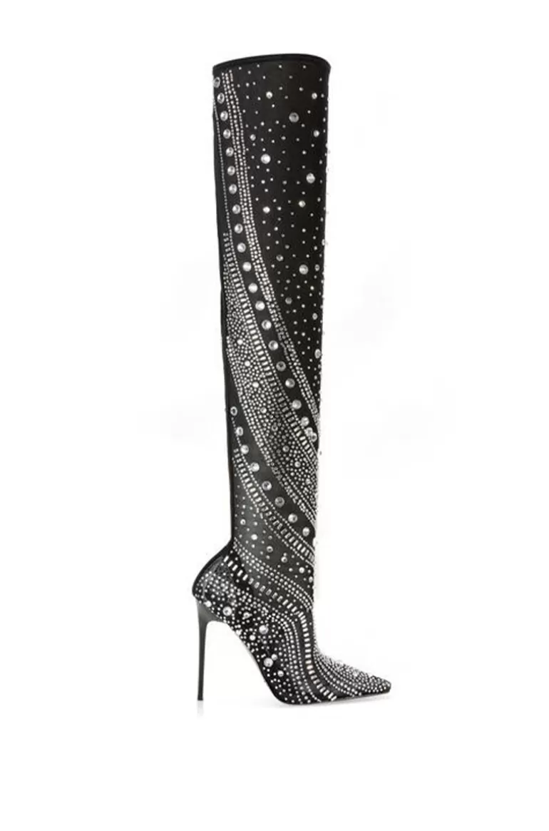 Women AZALEA WANG Roxy- Stocking Stiletto Boot