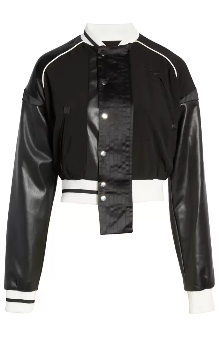 Women AZALEA WANG Runner-Blk Varsity Jacket