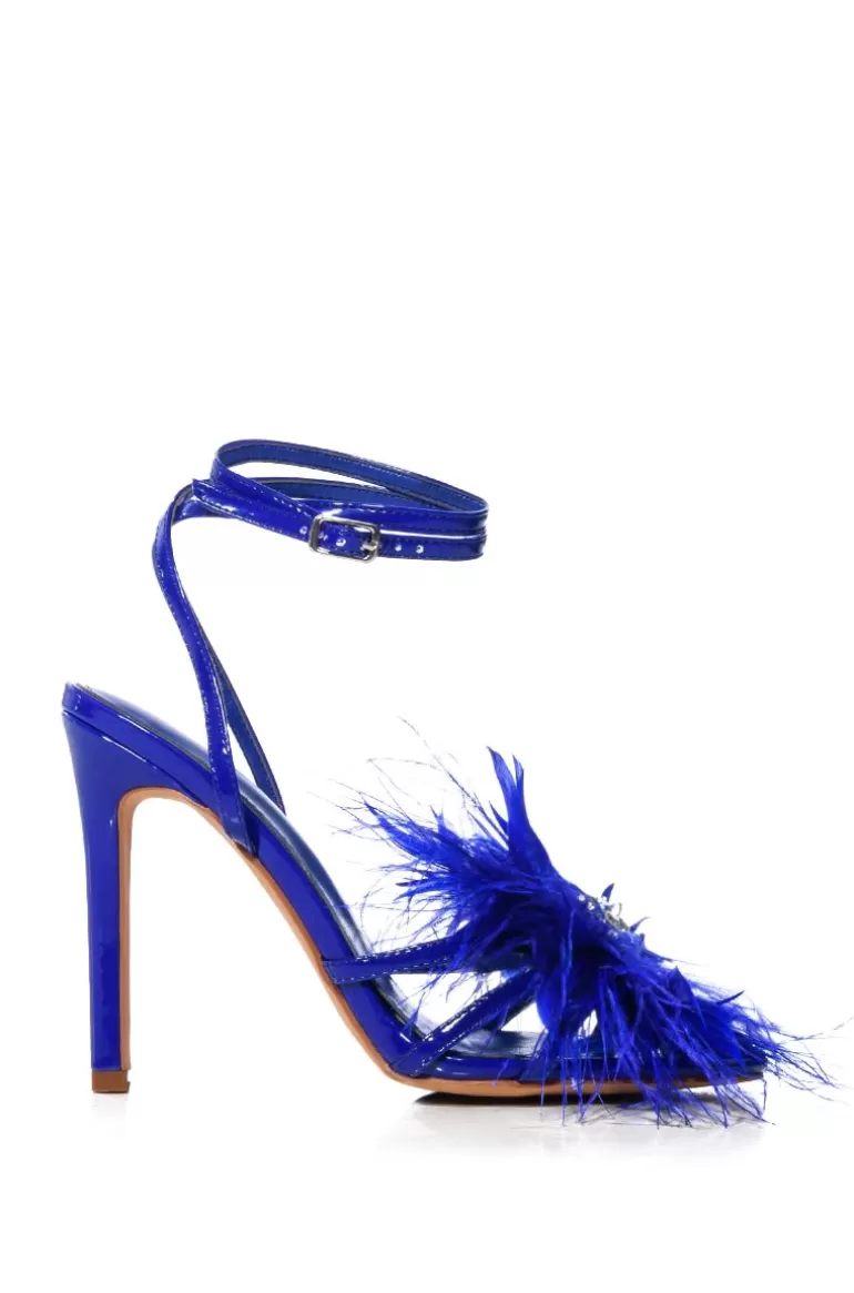 Women AZALEA WANG Santos- Feather Stiletto Sandal