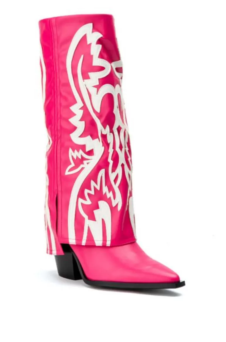 Women AZALEA WANG Simply- Western Boot