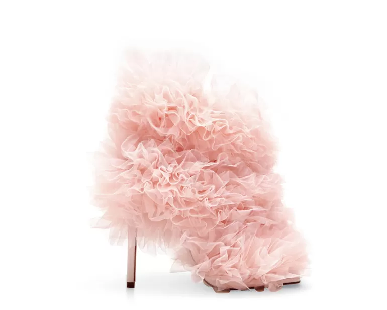 Women AZALEA WANG Tutu-Baby Tulle Bootie