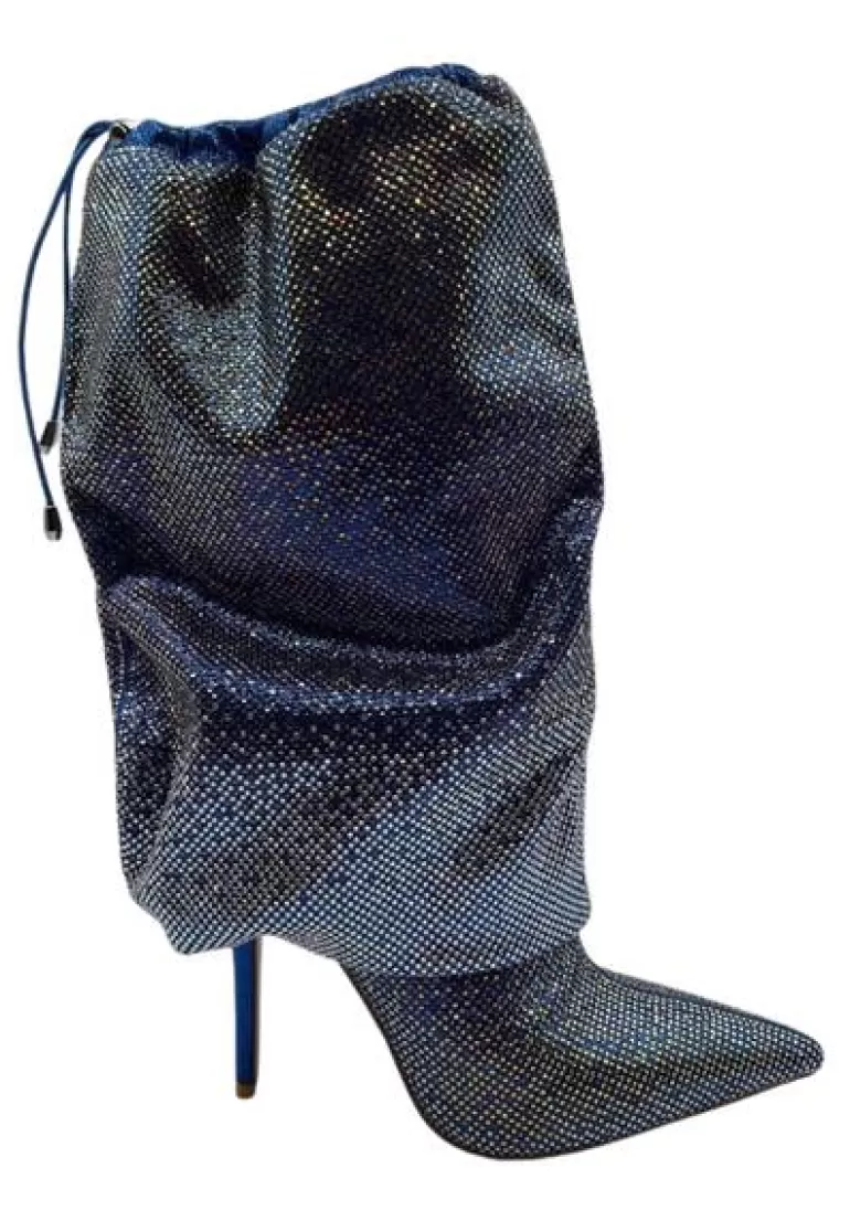 Women AZALEA WANG Wishful-Blue Stiletto Bootie